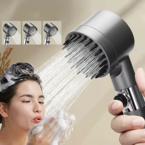 Rotating Showerhead - Adjustable spray & Precise rinse
