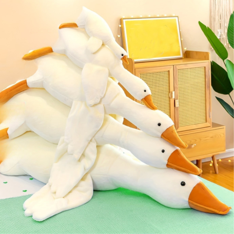 Grande Peluche Cygne — Design Raffiné Et Tendresse Infinie