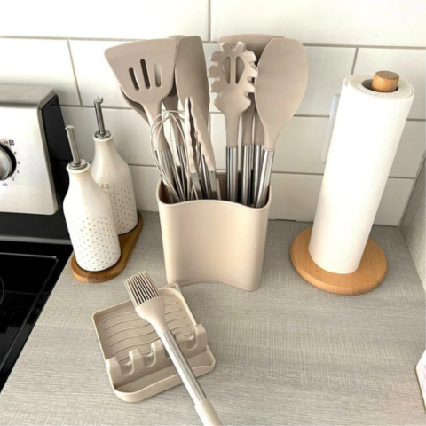 12 Piece Silicone Cookware Set - Complete & Comfortable To Use