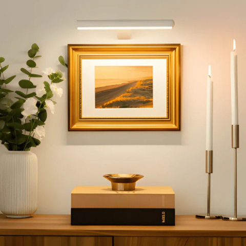 USB Rechargeable Cordless Rotating Led Wall Lamp - Full Rotation & Convenient Recharge