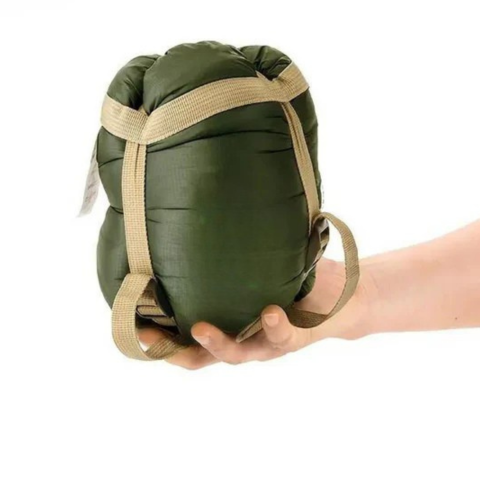 Kompakt sovsäck - praktisk design och enkel förvaring