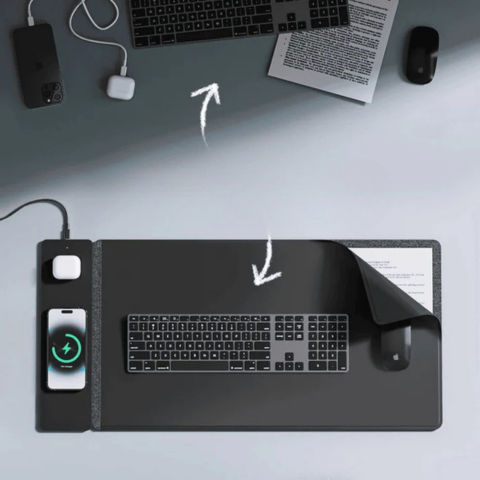 Draadloze Oplaadbare Muismat – Gebruiksgemak en Multifunctioneel 