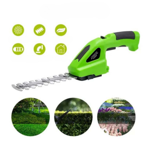 Portable 2-in-1 Hedge Trimmer – Lightweight, Convenient, and Cordless 