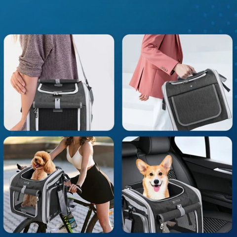 Panier De Vélo Extensible Pour Animaux – Pratique Et Confortable