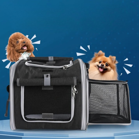 Cesto de Bicicleta Extensível para Animais – Prático e Confortável 