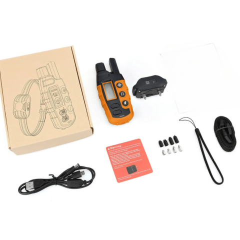 Távvezérlésű nyakörv – Vízálló, Újratölthető és 1000 m Hatótávolságú 