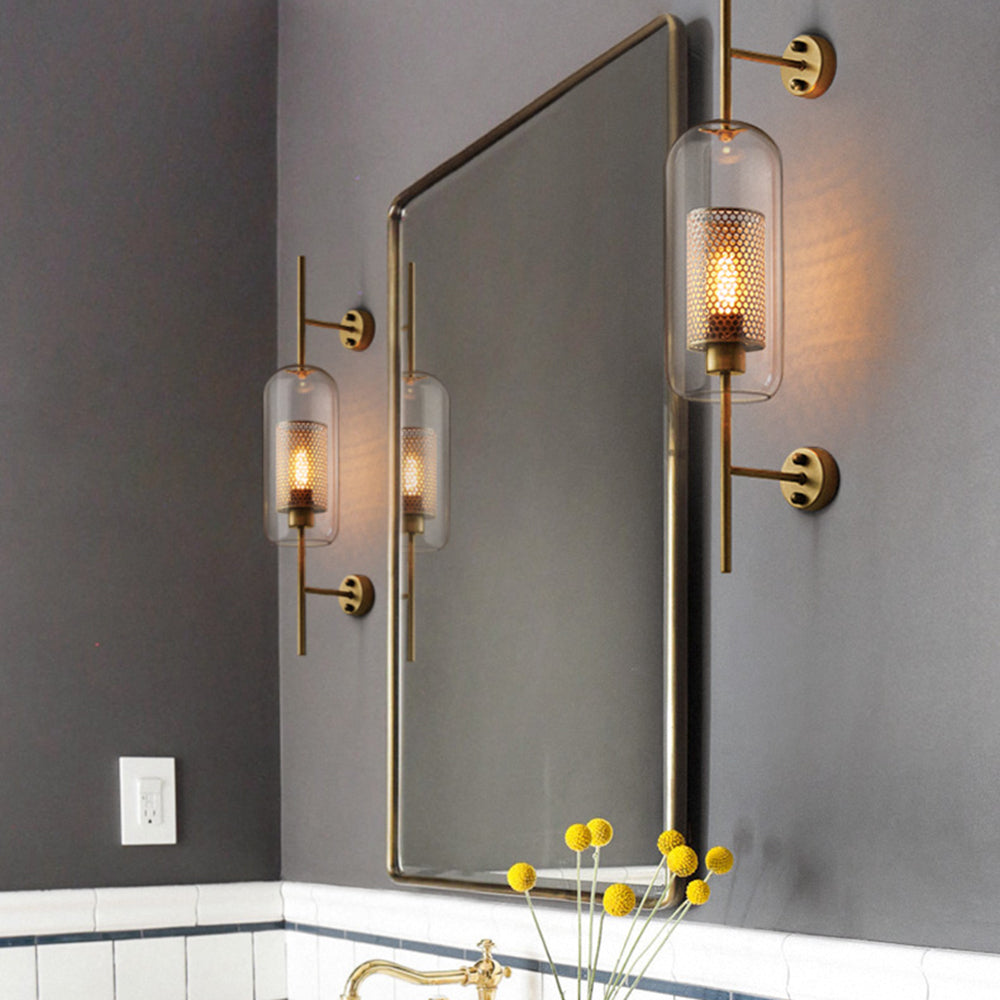 Βιομηχανικός γεωμετρικός λαμπτήρας τοίχου - Στυλ και Μοντερνικότητα