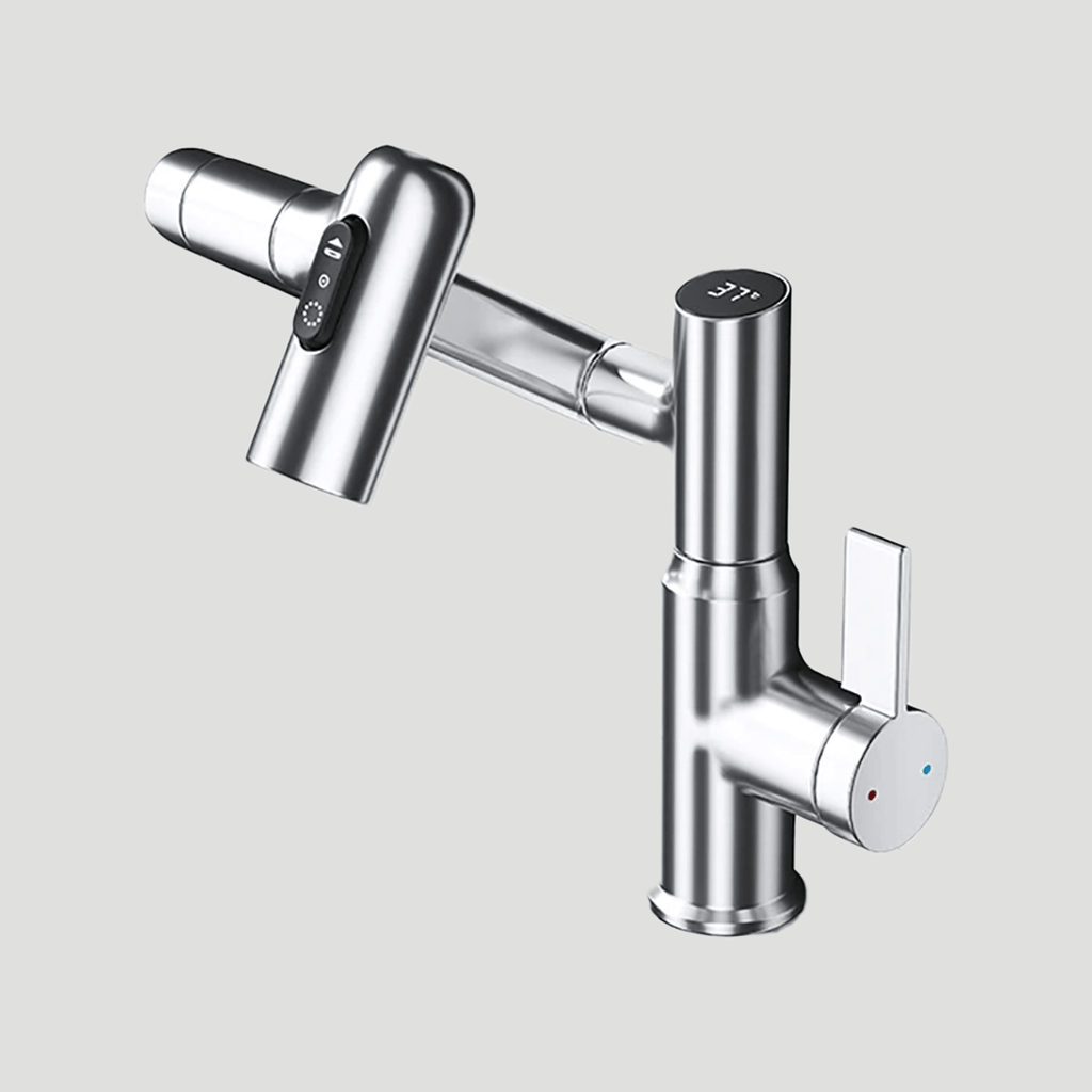 Robinet de bucătărie pivotant 360° – Pratic și modern 