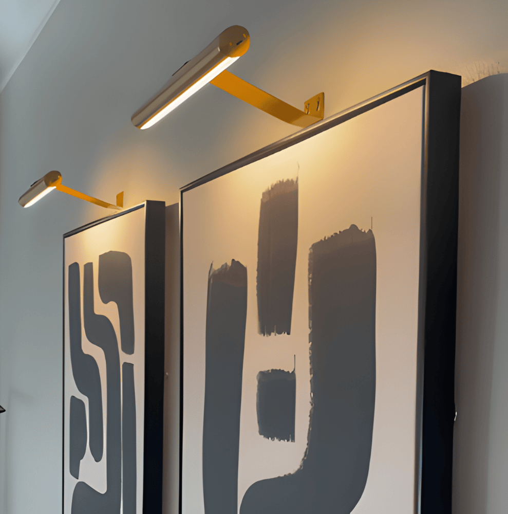 USB Rechargeable Cordless Rotating Led Wall Lamp - Full Rotation & Convenient Recharge