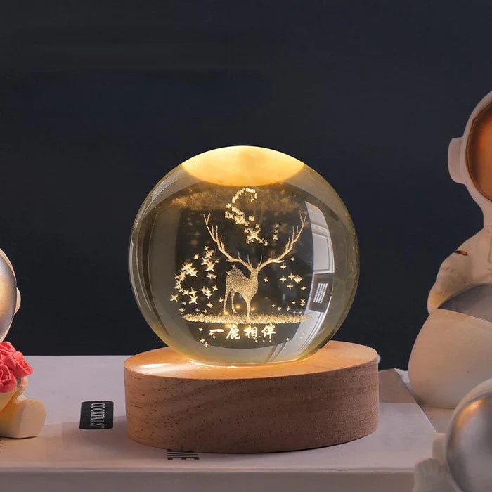 Decoratieve Led Lamp – Gegraveerde Afwerking En Hedendaagse Stijl 