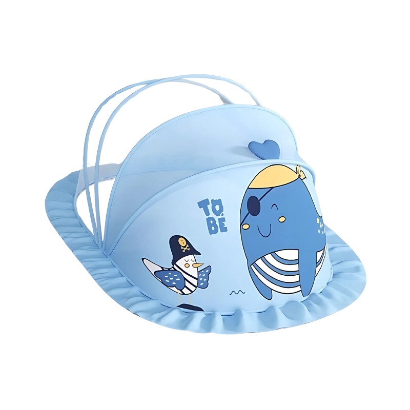 Faltbares Moskitonetz für Babys - Insektenschutz und freie Atmung