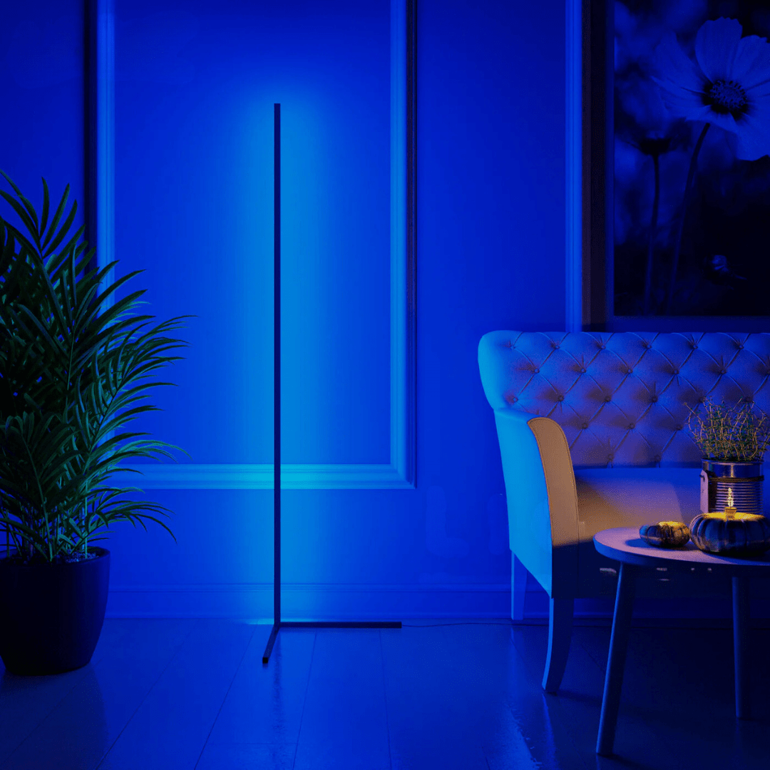 Lampe D’Ambiance D’Angle — Éclat Multicolore & Atmosphère Moderne