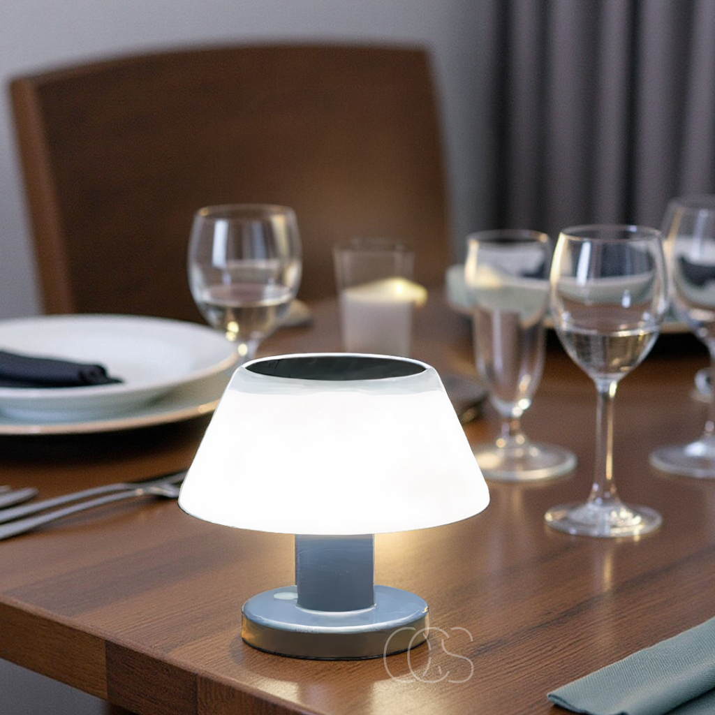 Solárna bezdrôtová stolná lampa – ekologická a praktická 