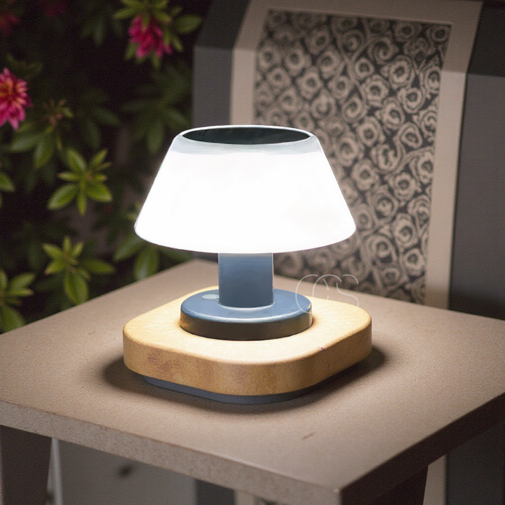 Solárna bezdrôtová stolná lampa – ekologická a praktická 