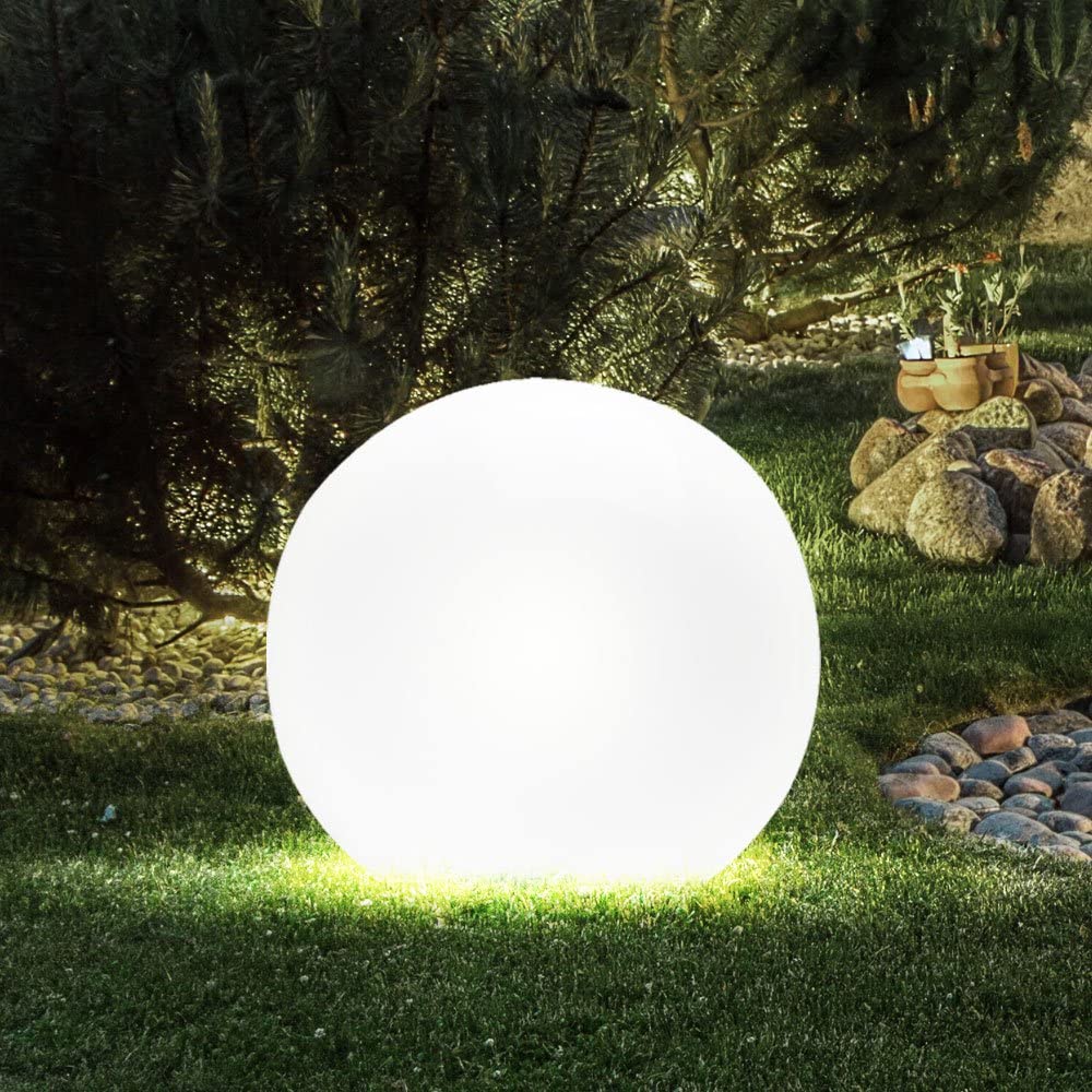 Sfera di illuminazione da giardino