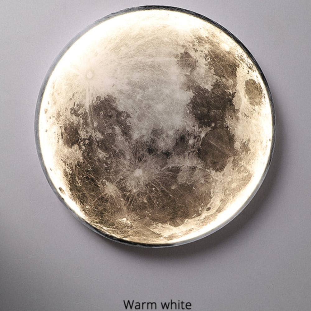 3D LED壁掛けランプ – ユニークな雰囲気のための月 