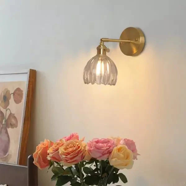 Applique Décorative Murale – Fleur En Bouton Et Ambiance Romantique